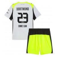 Borussia Dortmund Emre Can #23 Vonkajší Detský futbalový dres 2025-26 Krátky Rukáv (+ trenírky)